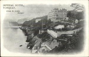 Imperial Hotel Torquay c1910 Promo Postcard