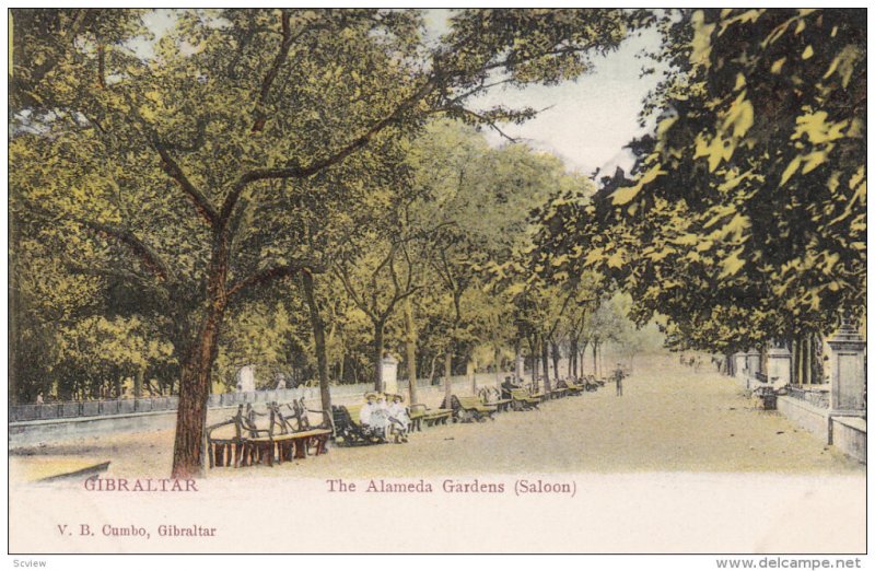 The Alameda Gardens (Saloon), Gibraltar, 1900-1910s