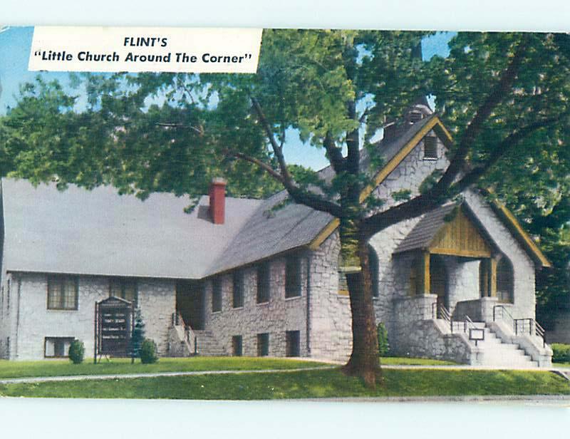 Pre-1980 CHURCH SCENE Flint Michigan MI hs7679