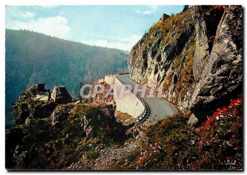 Modern Postcard The Vosges La Schlucht (altitude 1139 m) Munster Road