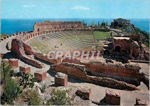 Postcard Modern Greek Theater Taormina