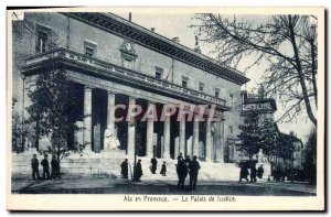 Old Postcard Aix en Provence Courthouse