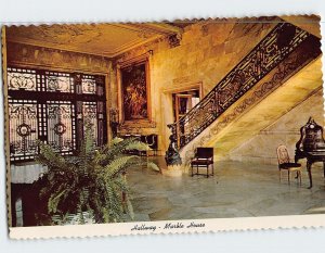 Postcard Hallway Marble House Newport Rhode Island USA