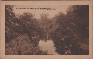 Postcard Wissachickon Creek Fort Washington PA