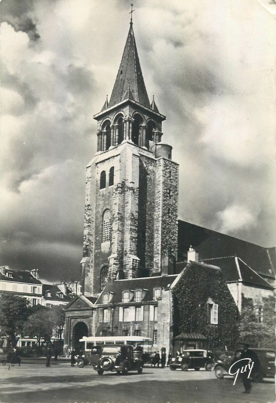 Postcard France Paris eglise Saint Germain