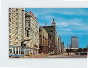 Postcard Looking North On Michigan Avenue, Chicago, Illinois