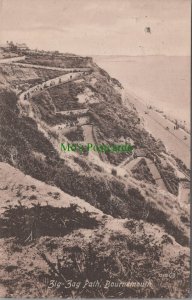 Dorset Postcard - Bournemouth, Zig-Zag Path  RS33171