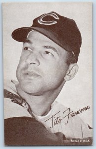 Tito Francona American Baseball Player Sports First Baseman Exhibit Card