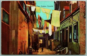 Sous Le Cap PQ Quebec Canada UNP Unused DB Postcard G9