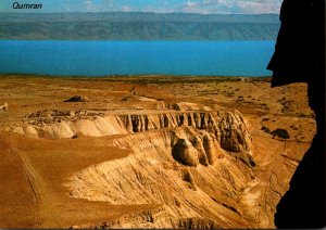 Israel Qumran The Excavations View Of The Dead Sea