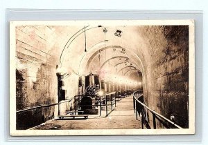 RPPC BOISE, ID Idaho ~ Interior of ARROWROCK DAM c1920s  Postcard