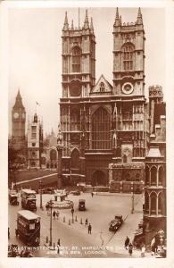 uk38736 st margarets church and big ben westminster abbey london real photo uk l