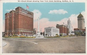 Buffalo, N.Y., Court Street Showing New York State Building