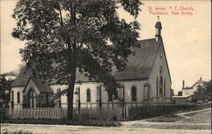 Paulsboro New Jersey NJ St James P.E. Church c1910 Vintage Postcard