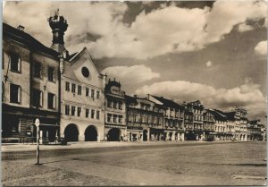 Czech Republic Litoměřice Mírové náměstí Litomerice Vintage RPPC BS19