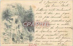 Postcard Old Morvan In Cascade Rock (map 1900)