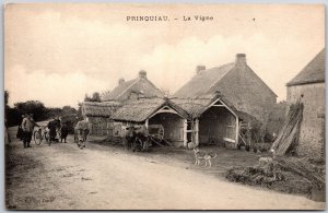 Prinquiau La Vigne France Cabin And Rural Place Landmark Postcard