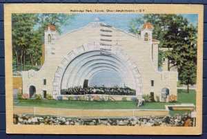 Vintage Postcard 1952 Walbridge Park Amphitheatre Toledo Ohio (OH)