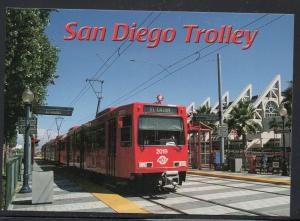 Colour PC  San Diego Trolley at Convention Center unused