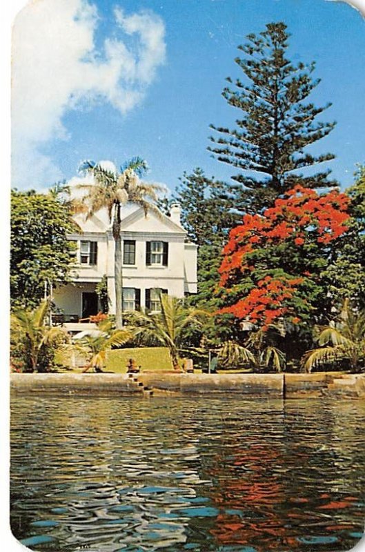 Poinciana tree, Bermuda House Bermuda 1961 