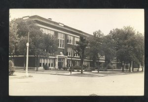 RPPC HASTINGS NEBRASKA HIGH SCHOOL BUILDING VINTGE REAL PHOTO POSTCARD