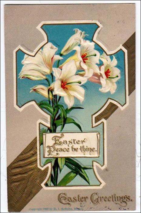 Easter Card with Cross