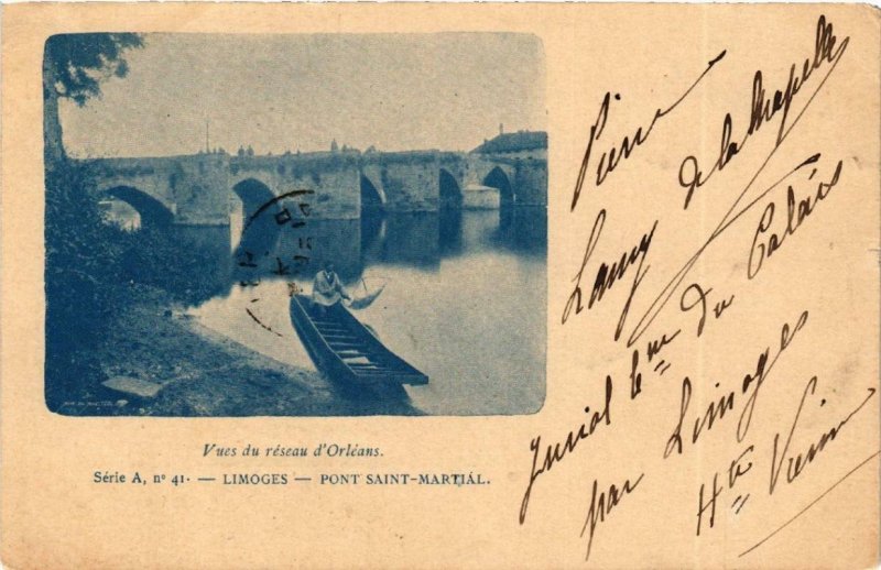 CPA LIMOGES Pont St-Martial (611234)