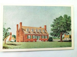 Vintage Postcard Wakefield National Memorial Association George Washington Born