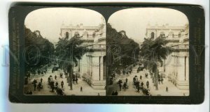 3184118 China HONG KONG Queen Street Vintage STEREO PHOTO