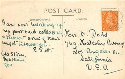 The Blowing Stone, Kingstone Lisle, UK Kingston Lisle 1913? Vintage Postcard