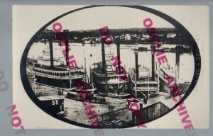 MINNESOTA 1859 STEAMBOATS Steamers MISSISSIPPI RIVER Minnesota BROMLEY #35 MN