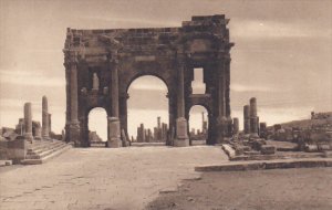 Tunisia Ruines Romaines de Timgad Vue generale prise du Capitole