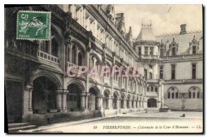 Old Postcard Pierrefonds Colonnade of the Honor Court