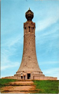 Walk Path Entrance PPL Visiting World War 1 Memorial Beacon Postcard Note WOB PM 