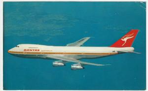Aviation; Quantas 747B VH-EBA Official PPC, Unposted, c 1970's