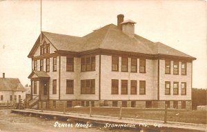 Stonnington ME School House in 1916, Real Photo Postcard