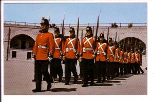 Soldiers with Guns Matching, Old Fort Henry, Kingston, Ontario