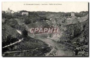 Crozant Old Postcard La Vallee Croze Creuse