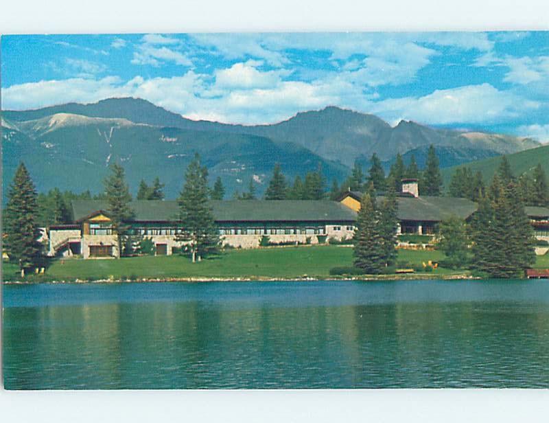 Unused Pre-1980 LODGE SCENE Jasper Alberta AB c5079