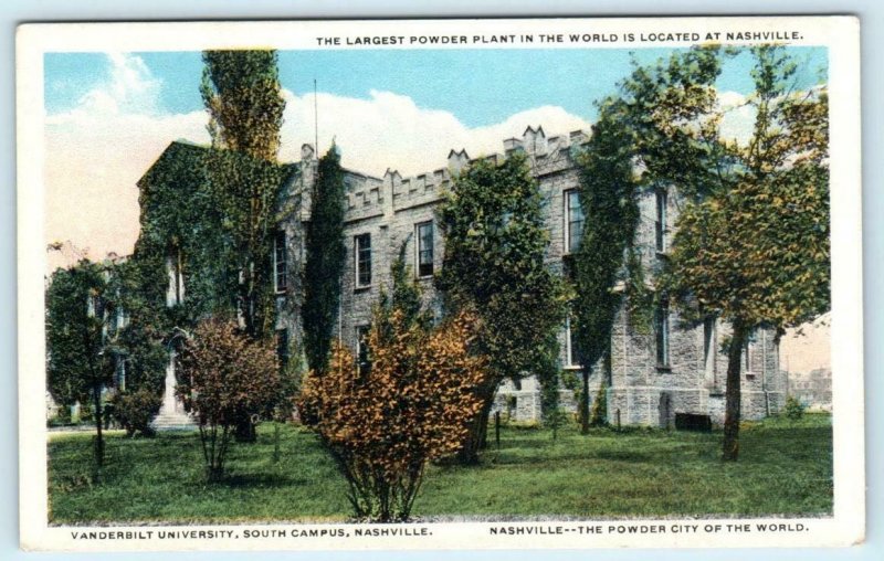 NASHVILLE, TN ~ South Campus Medical Department VANDERBILT UNIVERSITY  Postcard