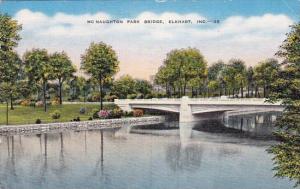 Mc Naughton Park Bridge Elkhart Indiana 1945