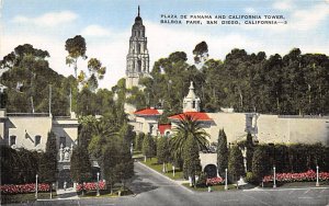 Plaza De Panama and California Tower Balboa Park San Diego California  