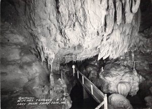 RPPC, Witches Tongues, Fairy Cave(Talking Rocks Cave),Branson MO,Old Post Card