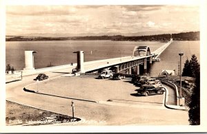 Washington Seattle Lake Washington Bridge Real Photo