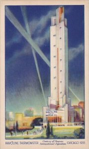Havoline Thermometer Century Of Progress International Exposition Chicago Wor...