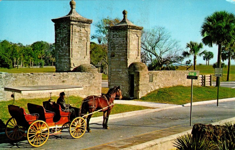 Florida St Augustine The Old City Gate