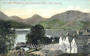 Arrochar Mountains, Inversnaid Hotel Loch Lomond Scotland, Escocia Unused 