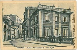 Vintage POSTCARD - CITY POWER: VIA NAPOLI-