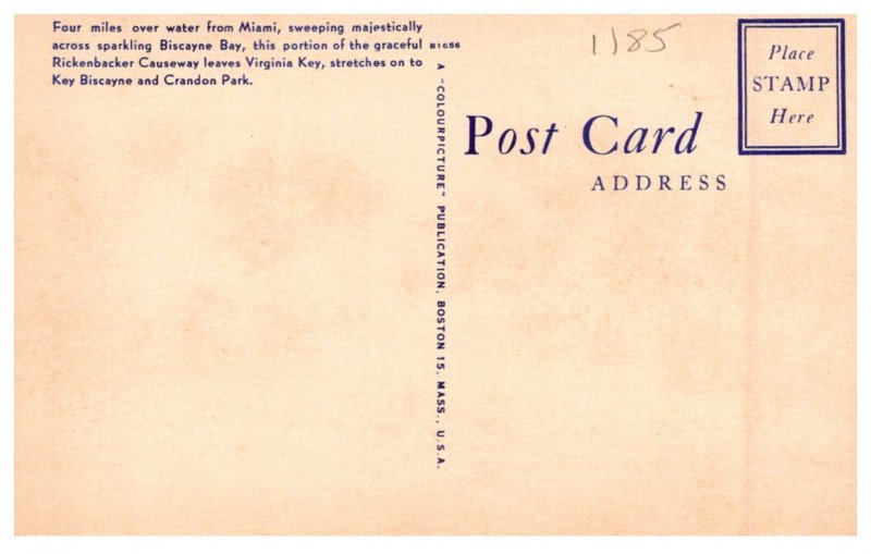 Florida  Miami  New Rickenbacker Causeway