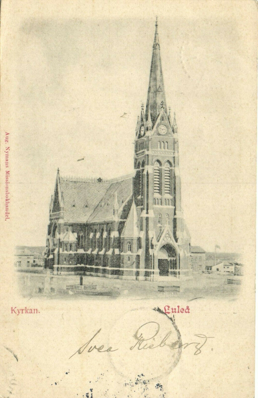 Museum och Tyska kyrkan, Göteborg Sweden Postcard